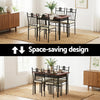 Artiss 5-Piece Upholstered Dining Set
