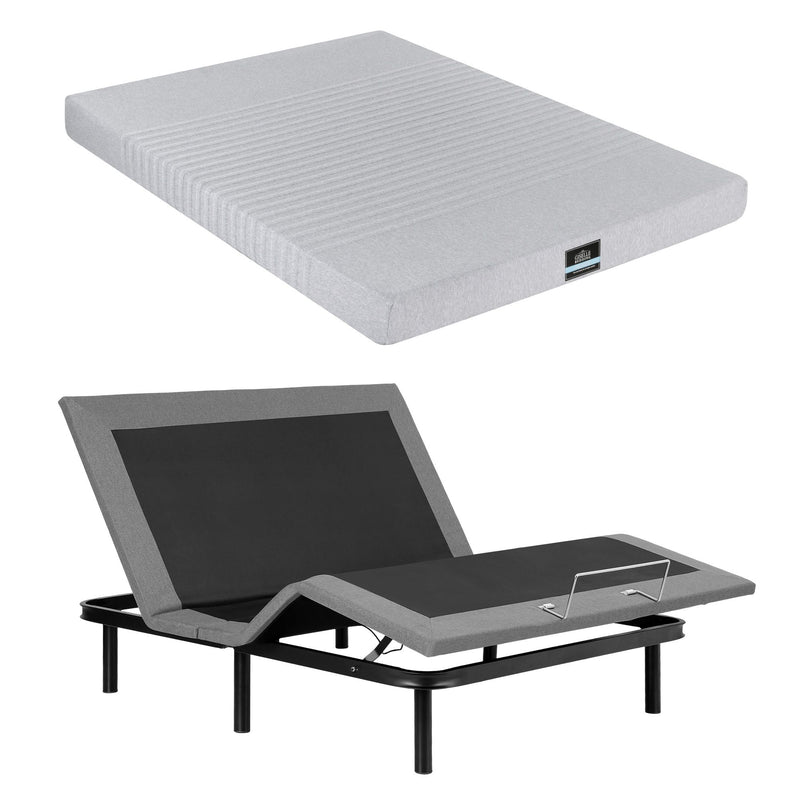 Artiss Double Electric Bed & Giselle Memory Foam Mattress Set