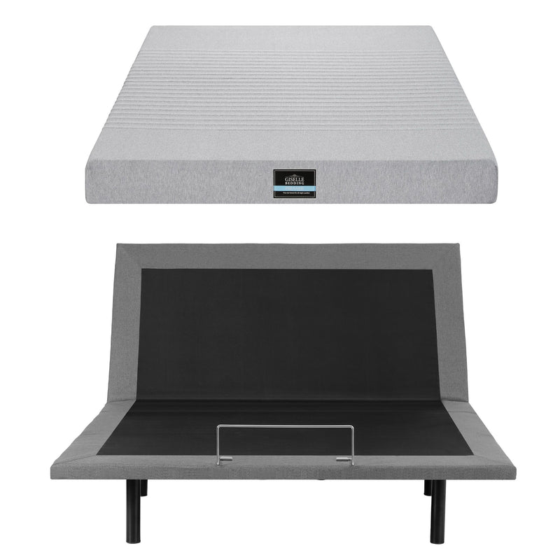 Artiss Queen Electric Bed & Giselle Memory Foam Mattress Set