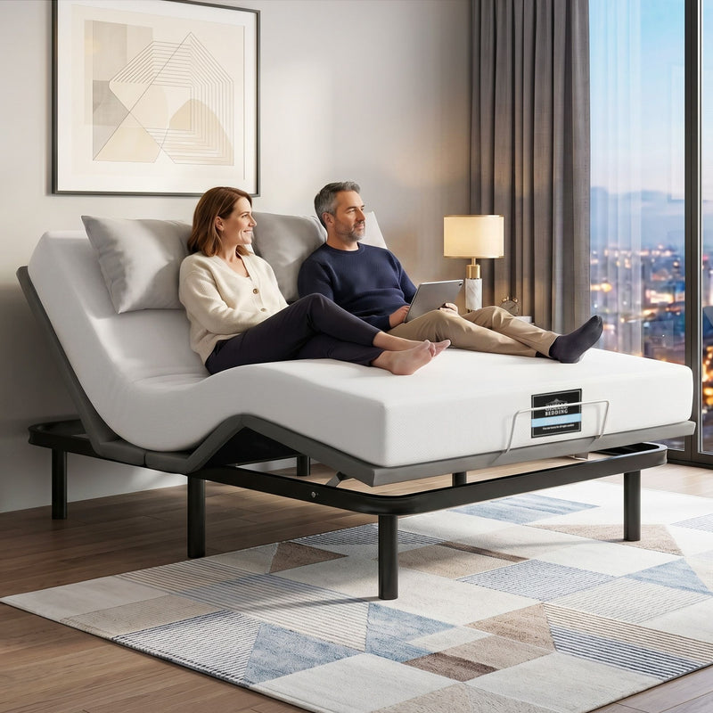 Artiss Queen Adjustable Bed & Giselle Mattress Combo – 20