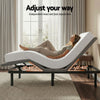Artiss Queen Adjustable Bed & Giselle Mattress Combo – 20