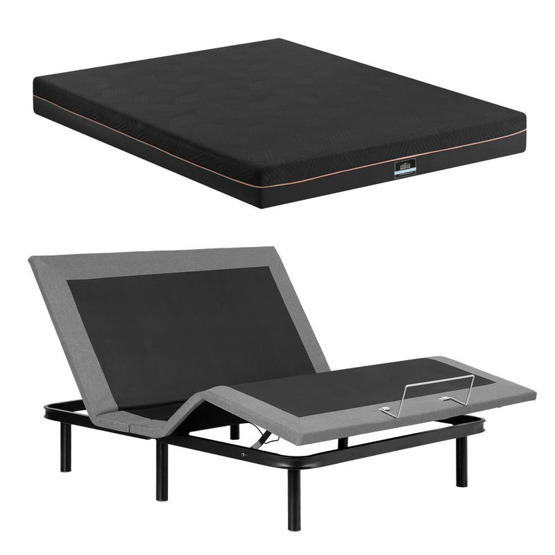 Artiss Double Adjustable Bed & Giselle Mattress Combo – 18cm