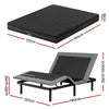 Artiss Double Adjustable Bed & Giselle Mattress Combo – 18cm
