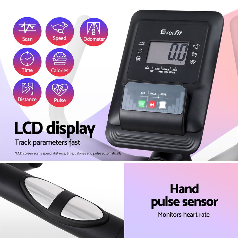 Everfit Magnetic Recumbent Bike – 120kg Capacity