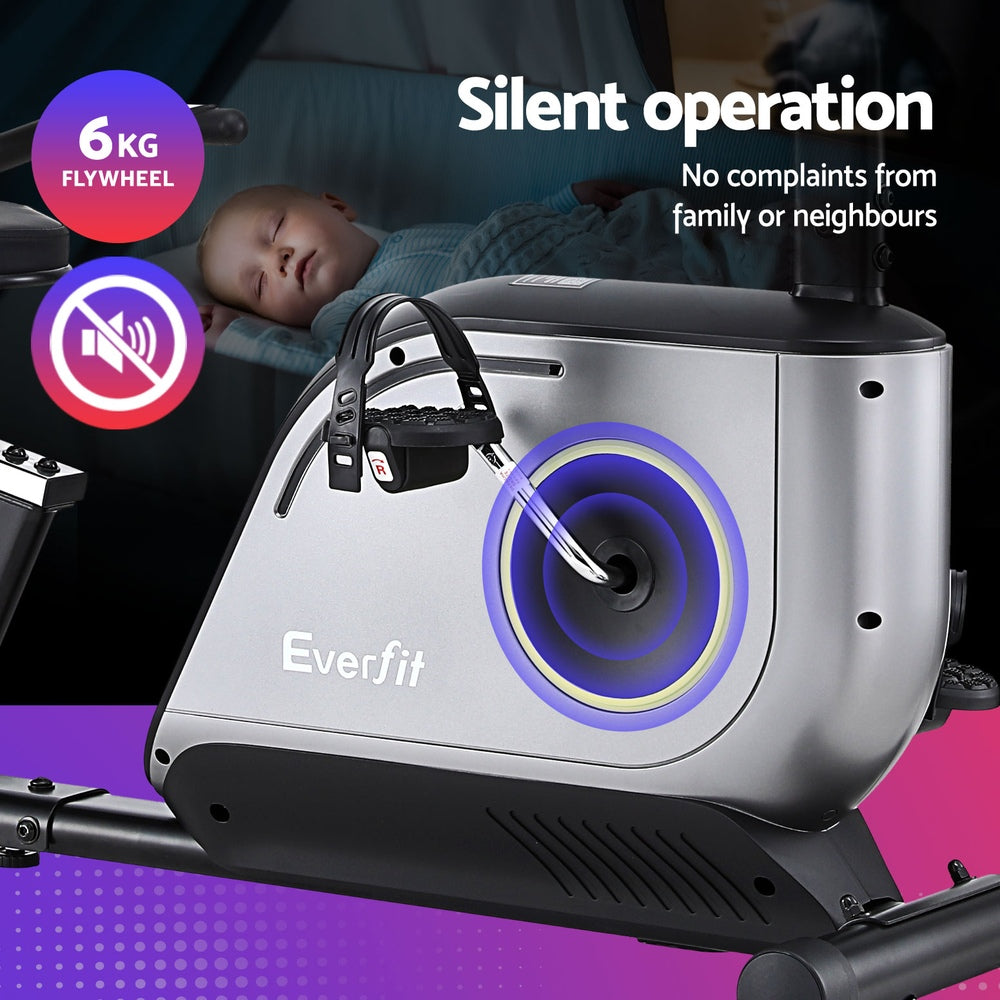 Everfit Magnetic Recumbent Bike – 120kg Capacity