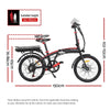 Everfit Folding Electric Bike 250W Urban eBike