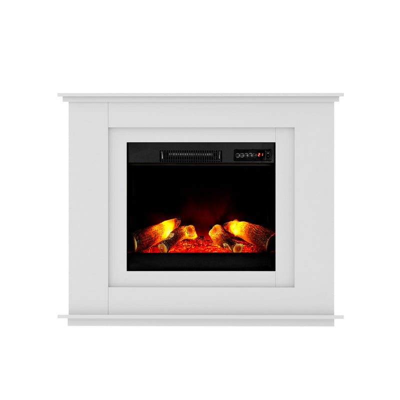 Devanti 2000W Electric Fireplace Heater White