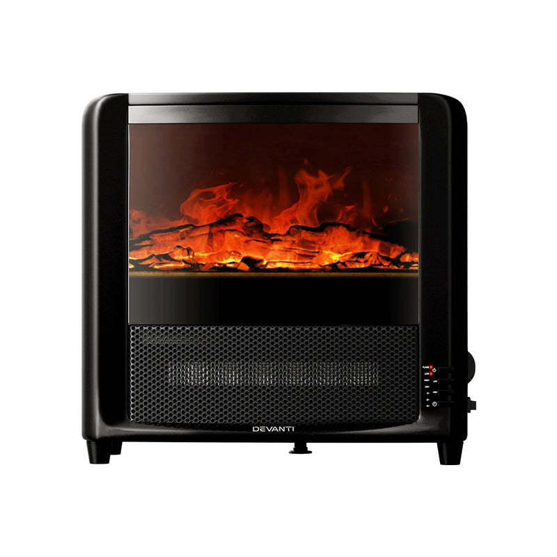 Devanti 2000W Electric Fireplace Heater