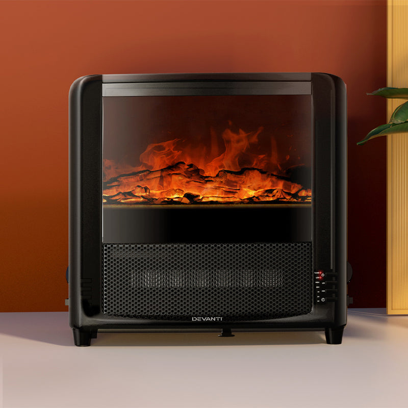 Devanti 2000W Electric Fireplace Heater