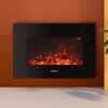 Devanti Electric Fireplace Fire Heater 2000W Black