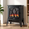 Devanti 2000W Electric Fireplace Heater – Freestanding 3D Flame Effect
