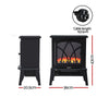 Devanti 2000W Electric Fireplace Heater – Freestanding 3D Flame Effect