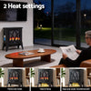 Devanti 2000W Electric Fireplace Heater – Freestanding 3D Flame Effect