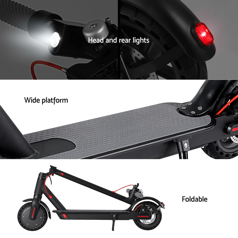 500W Commuter Electric Scooter 25KM/H – Folding Black