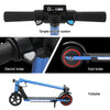 Electric Scooter 130W 16KM/H LED Light Folding Portable Riding Commuter Blue