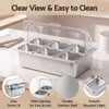 5-Star Chef 6 Pan Stainless Steel Cooler Platter with Roll Top Cover