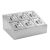 5-Star Chef 6 Pan Stainless Steel Food Display with Lids