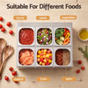 5-Star Chef 6 Pan Stainless Steel Food Display with Lids