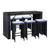 Gardeon 7-Piece Outdoor Bar Set – Wicker