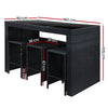 Gardeon 7-Piece Outdoor Bar Set – Wicker