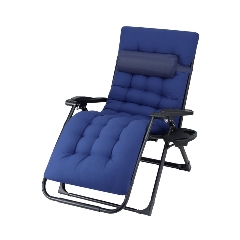 Gardeon Sun Lounge Zero Gravity Chair XL - Blue