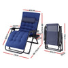 Gardeon Sun Lounge Zero Gravity Chair XL - Blue