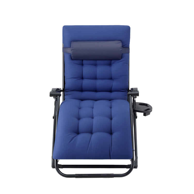 Gardeon Sun Lounge Zero Gravity Chair XL - Blue