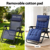 Gardeon Sun Lounge Zero Gravity Chair XL - Blue