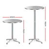 Gardeon 6-Piece Outdoor Bar Table Set – Aluminium