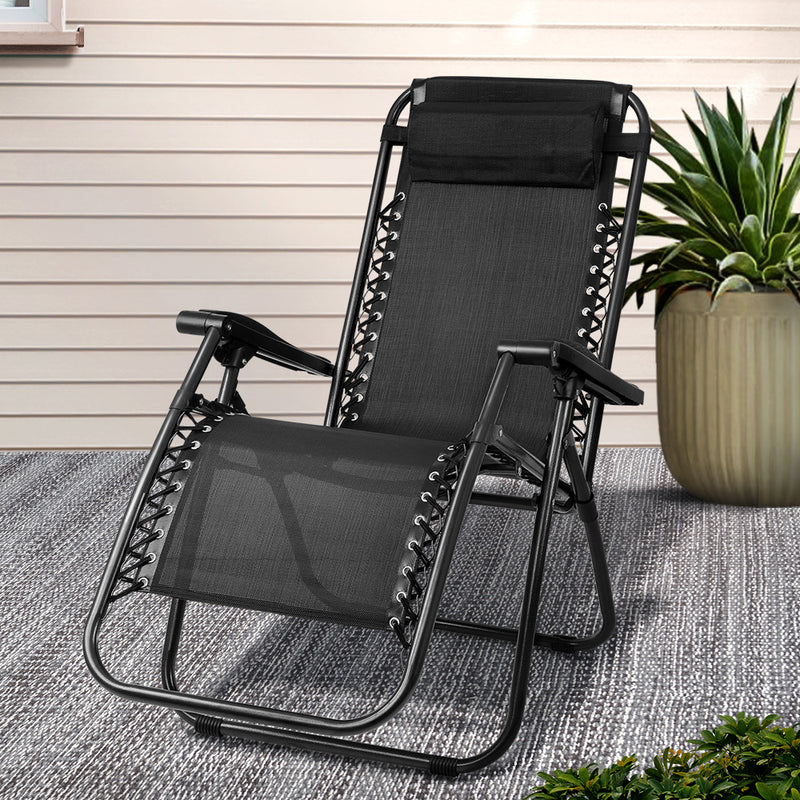 Gardeon Zero Gravity Recliner Chair – Black