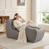 Artiss Ergonomic S-Curve Chaise Lounge Floor Chair – Grey