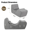 Artiss Ergonomic S-Curve Chaise Lounge Floor Chair – Grey