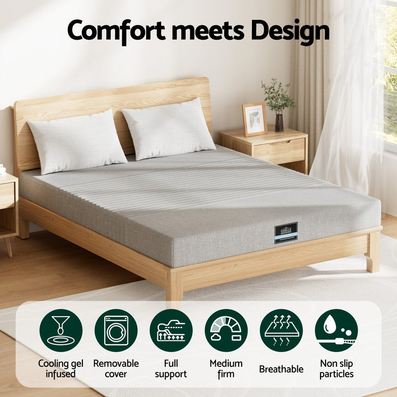 Giselle Bedding Cool Gel Memory Foam Mattress – King 15cm