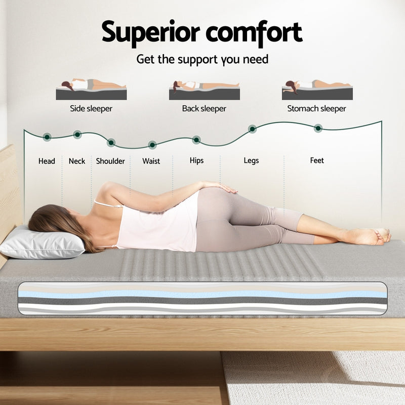 Giselle Bedding Cool Gel Memory Foam Mattress – King 15cm