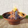 Grillz 70cm Cast Iron Fire Pit Bowl – Rustic