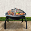 Portable Fire Pit BBQ Charcoal Smoker 22"