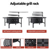 Grillz Portable Fire Pit BBQ Charcoal Smoker