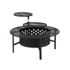 Grillz Portable Fire Pit BBQ Charcoal Smoker