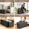 Artiss Foldable Foot Stool Storage Ottoman