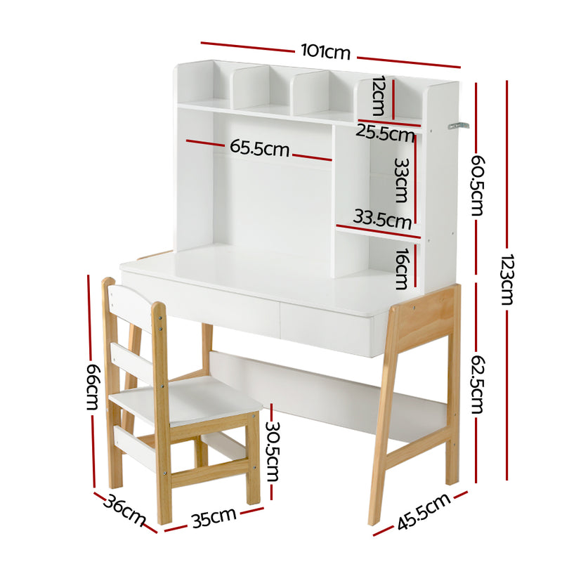 Keezi 2PCS Kids Table and Chair Set