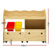 3-Tier Kids Bookshelf & Toy Box Organiser