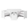 Keezi 3-Piece Kids Table & Chairs Set with Storage