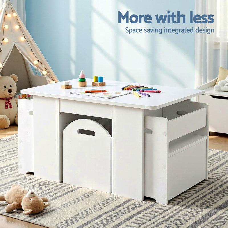 Keezi 3PCS Kids Table and Chairs Set