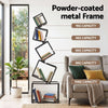 Artiss 5 Tier Geometric Bookshelf – Black