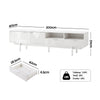 Artiss 200cm TV Unit Entertainment Cabinet – White