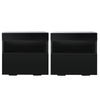 Artiss 2x LED Bedside Tables – HERES Black