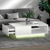 LED Coffee Table White