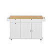 Kitchen Island Storage Cabinet 150cm White
