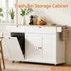 Kitchen Island Storage Cabinet 150cm White
