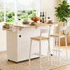 Kitchen Island Storage Cabinet 150cm White